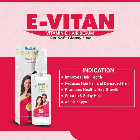 Healthvit E-Vitan Vitamin E Oil Hair Serum