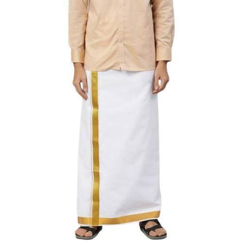 Ramraj Cotton Gold Special Pet 1.5 Inch Dhoti