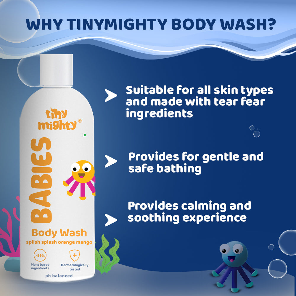 Tiny Mighty Babies Body Cleanser Pack Body Wash 200ml PUSHMYCART