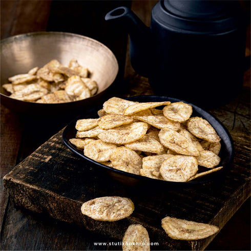 Stuti Khakhra Banana Chips Black Pepper