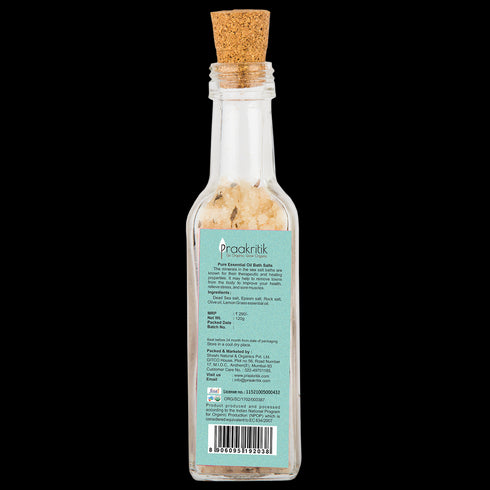 Praakritik Organic Lemon Grass Bath Salt