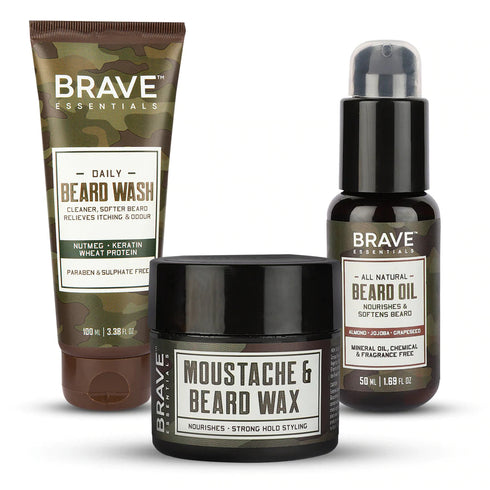 Brave Essentials Beard Grooming Combo