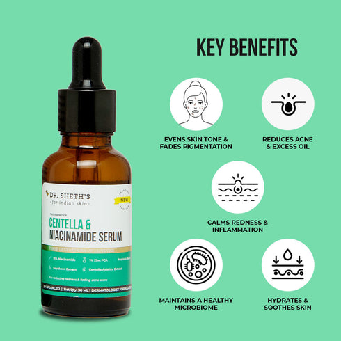 Dr. Sheth's Centella and Niacinamide Serum