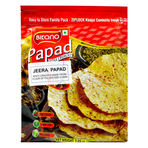 Bikano Jeera Papad 200gm