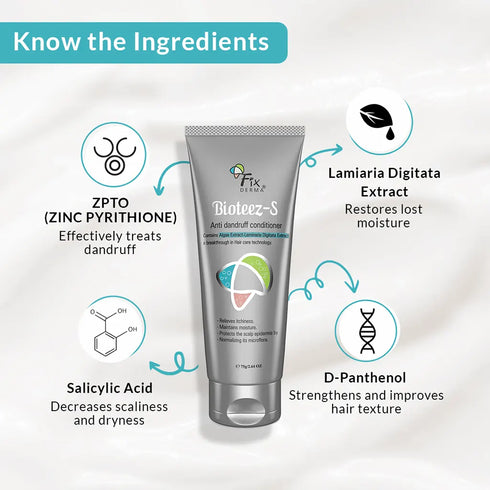 Fixderma Skincare Bioteez-S | Anti Dandruff Conditioner