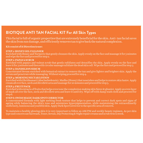 Biotique Anti Tan Kit (Removes Tan and Makes Skin Fair)