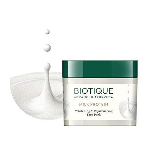Biotique Advanced Ayurveda Bio Milk Protein Whitening & Rejuvenating Face Pack 50g