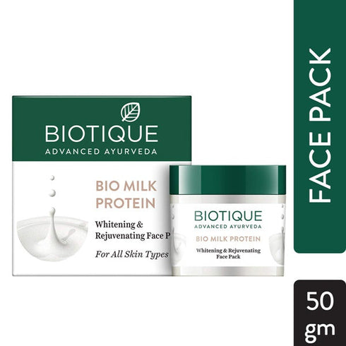Biotique Advanced Ayurveda Bio Milk Protein Whitening & Rejuvenating Face Pack 50g