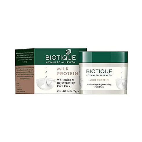 Biotique Advanced Ayurveda Bio Milk Protein Whitening & Rejuvenating Face Pack 50g