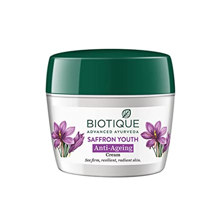 Biotique Advanced Ayurveda Bio Saffron Youth Anti|aging Cream