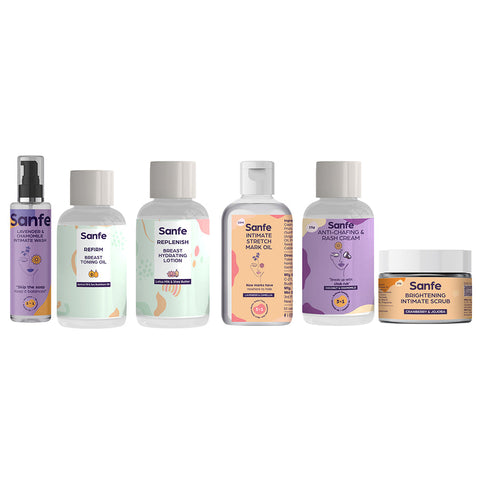 Sanfe 6 In 1 Care For Intimate Trial Kit