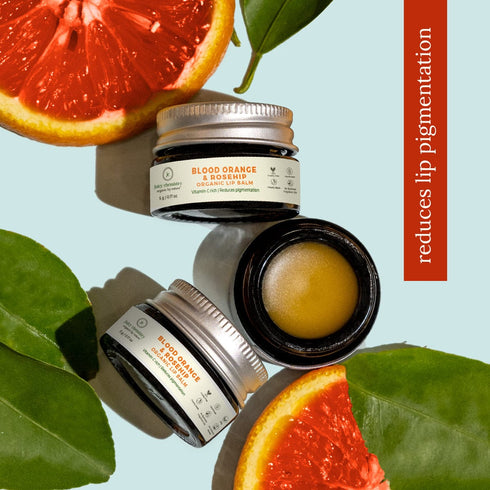 Juicy Chemistry Blood Orange & Rosehip Lip Balm 10g