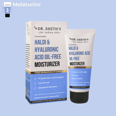 Dr. Sheth's Haldi and Hyaluronic Acid Oil Free Moisturizer