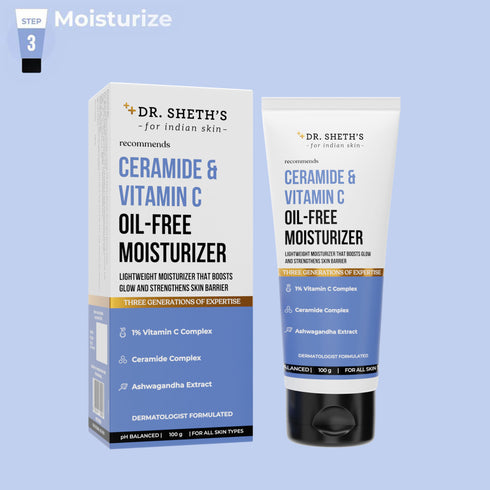 Dr. Sheth's Ceramide and Vitamin C Oil Free Moisturizer 100g