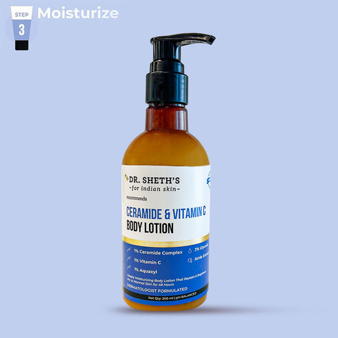 Dr. Sheth's Ceramide and Vitamin C Body Lotion