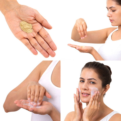 Brillare Vitamin C Powder Face Wash For Bright Glowing Skin