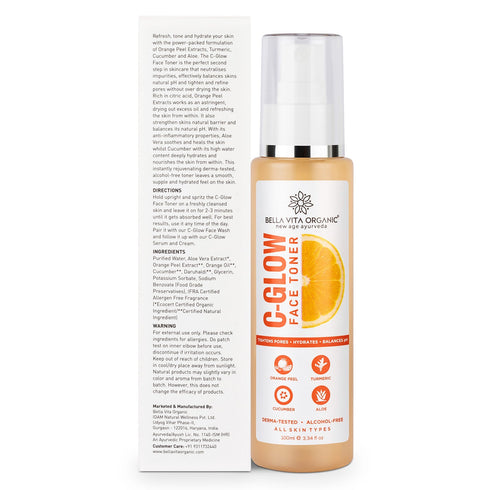 Bella Vita Organic C-Glow Face Toner 100ml