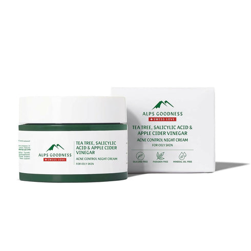 Alps Tea Tree Salicylic Acid and Apple Cider Vinegar Acne Control Night Cream
