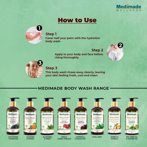 Medimade Wellness Tea Tree Oil & Ginger Oil Body Wash