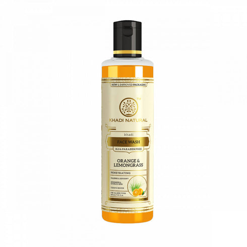 Khadi Natural Orange & Lemongrass Face Wash 210ml