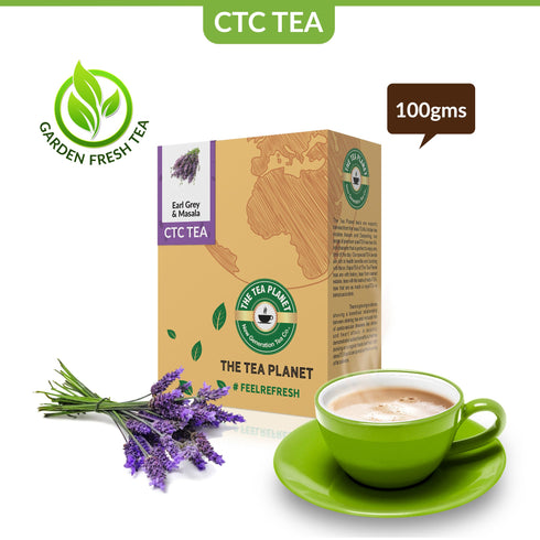 The Tea Planet Earl Grey & Masala CTC Tea