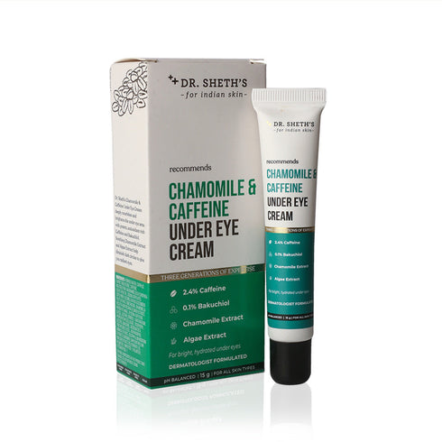 Dr. Sheth's Chamomile and Caffeine Under Eye Cream