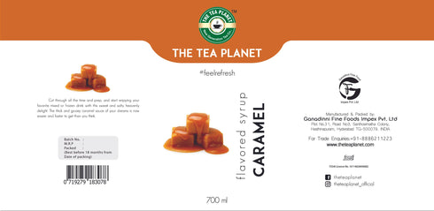 The Tea Planet Caramel Syrup 700 ml