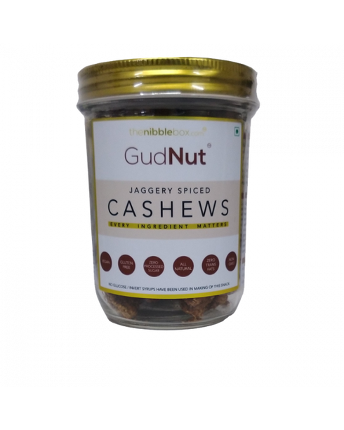 The Nibble Box Jaggery Spiced Cashews