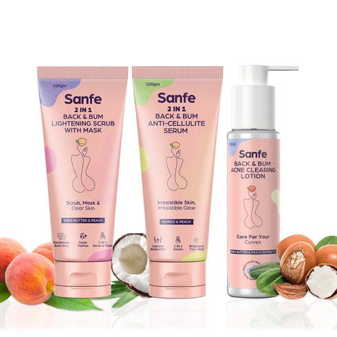 Sanfe Complete Back & Bum Solution Kit 300g