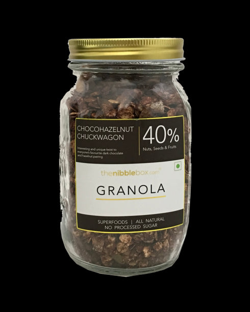 The Nibble Box Chocohazelnut Chuckwagon Granola