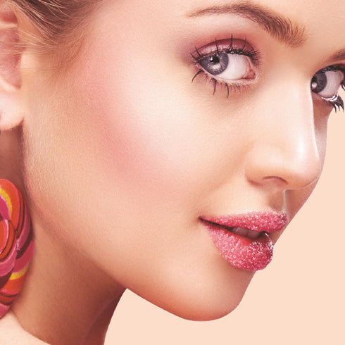 Lotus Colorkick Exfoliating Hydrating Lip Sugar Spf 20 Coral