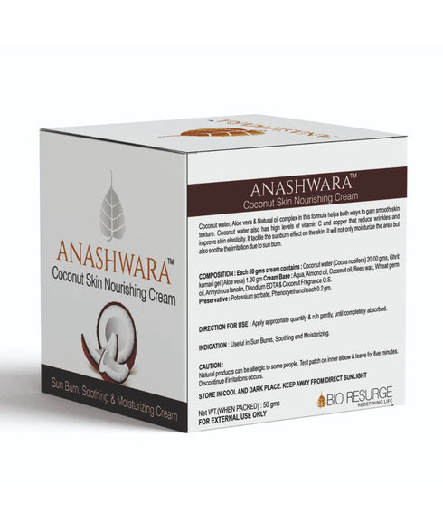 Bio Resurge Anashwara Coconut Skin Nourishing Cream 50g