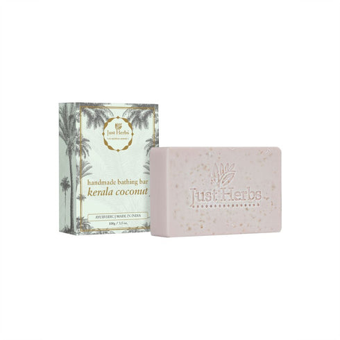 Just Herbs Kerala Coconut Handmade Bathing Bar 100g