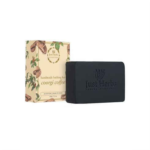 Just Herbs Coorgi Coffee Handmade Bathing Bar 100g