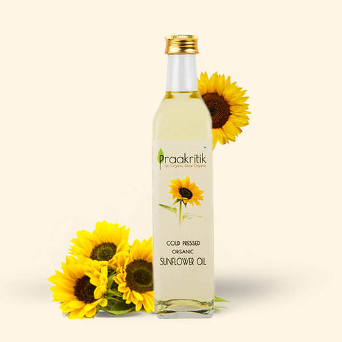 Praakritik Organic Cold Pressed Sunflower Oil