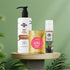 the beauty co Winter Hair Care | ACV Shampoo and Hair Growth Oil and Strawberry Scrub