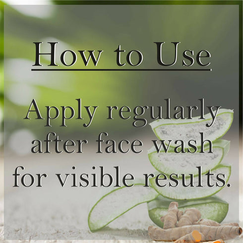 Nutriorg Aloevera Face Gel with sandal & Turmeric