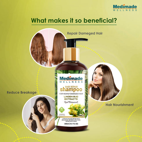Medimade Wellness Hair Repair Shampoo with Linden Bud Extracts