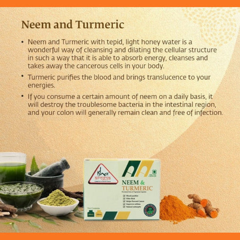 Isha Life Neem and Turmeric Veg Capsules