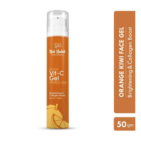 Nat Habit Active Orange Kiwi Vit| C Face Gel