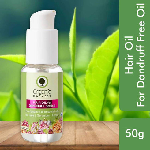 Organic Harvest Hair Oil for Dandruff Free Hair