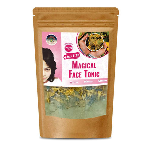 Brown & White Magical Face Tonic