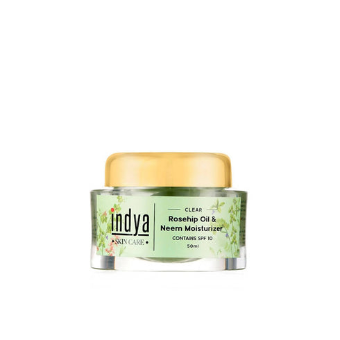 Indya Rosehip Oil Neem Moisturizer
