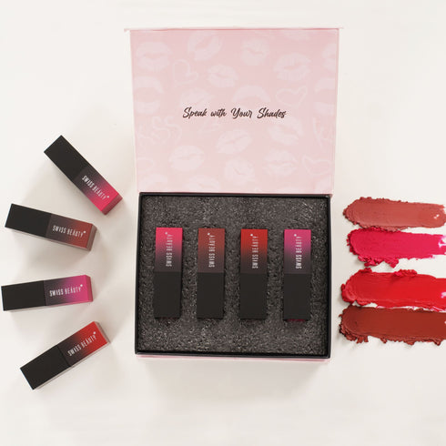 Swiss Beauty Smooth As Velvet Lipsticks Pack 10ml Each
