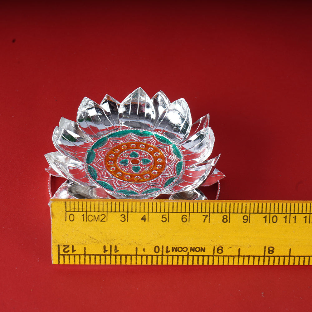 Pure Silver fashion Lotus Stand 19 grams 1