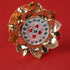 Pure Silver Lotus Stand Gold Plated 38g
