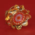 Pure Silver Lotus Stand Gold Plated 38.3g
