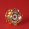 Pure Silver Lotus Stand Gold Plated 40g