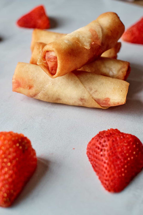 Olive Mithai Shop Strawberry Crispy Roll