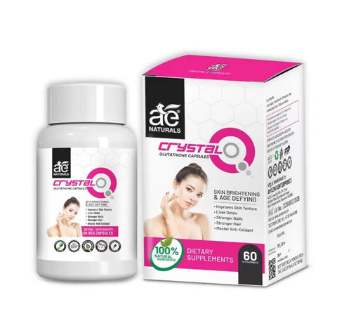 Ae Naturals Crystal Q Glutathione Capsules 60 Caps
